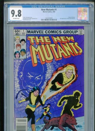 Mutants 1 (1983) Cgc 9.  8 White Pages (2nd Mutants Origin Of Karma)