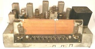 Vintage Philco 48 - 482 Table Top Radio Part: Chassis W/ All 9 Tubes