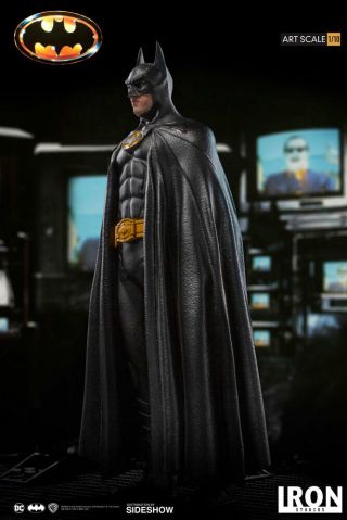 Iron Studios Batman 1989 1/10 Art Scale Diorama Statue Michael Keaton