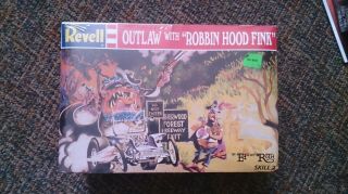 1996 Revell Ed Big Daddy Roth Outlaw W/ Robbin Hood Fink Model Rat Fink