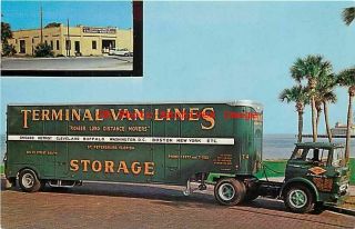 Terminal Van Lines,  Tractor Trailer Truck,  Saint Petersburg,  Florida,  Dexter