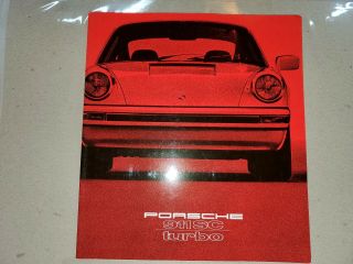1979 Porsche 911sc Turbo Brochure With Technical Data