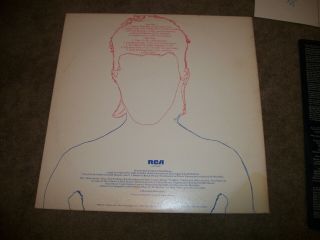 David Bowie Aladdin Sane LP W/ Fan Club INSERT LSP - 4852 - NM VINYL 3