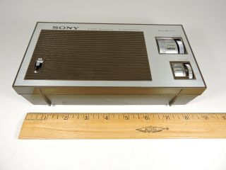Vintage Sony 6r - 11 Sensitive 9 Transistor Radio W/ Rf Amp