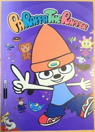 Parappa The Rapper Poster Ad Print Playstation Ps1 Retro