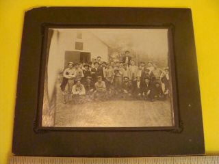 Cabinet Card Photo - Late 1890s Early 1900s Baseball Team