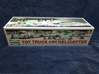 2006 Hess Toy Truck And Helicopter - Nib - Box