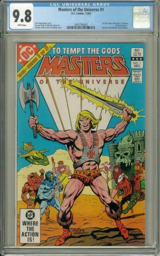 Masters Of The Universe 1 (dc Comics,  1982) Cgc 9.  8 White Pages