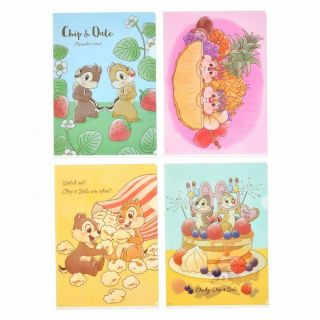 Disney Store Japan Chip & Dale Clear File From Japan F/s