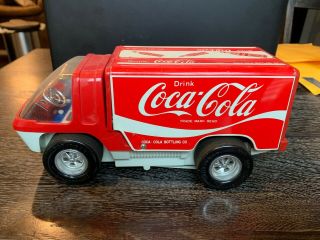 Vintage Coca Cola Big Wheel Truck Made By Taiyo Toy Company In Japan