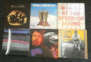 Paul Mccartney & Wings Band On The Run - Over America - Ram - Red Rose - Speed - Greatest