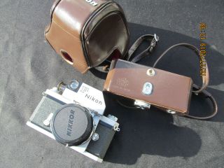 Vintage Nikon F 35mm Film Slr Camera