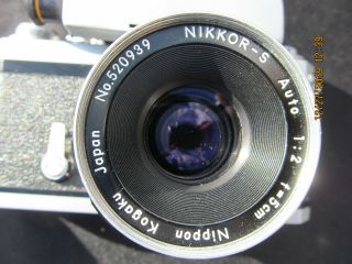 Vintage Nikon F 35mm Film SLR Camera 3