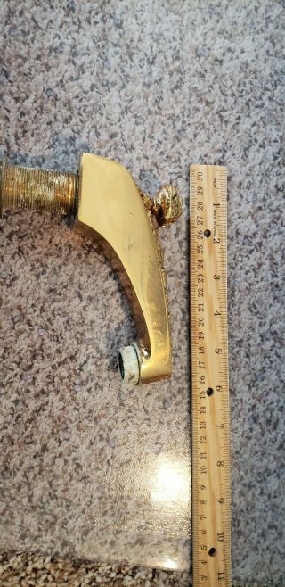 Adorable vintage floral bathroom faucet & handles,  may be Artistic Brass? 2
