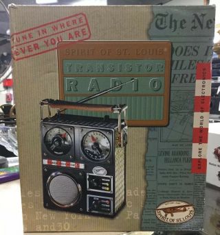 Vintage The Spirit Of St.  Louis Am/fm Transistor Field Radio