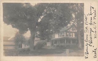 East Granby,  Ct Sunnyside Private Residence,  Real Photo Pc 1908