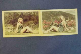 Vintage 1953 Photos Pretty Girl In Pin Up Swimsuit 967051