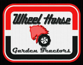 Wheel Horse Garden Tractors 9 " X 12 " Aluminum Sign