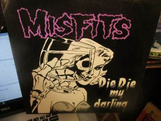 1984 The Misfits Die Die My Darling 12 " Plan 9 Pl903 No Barcode Translucent Nm