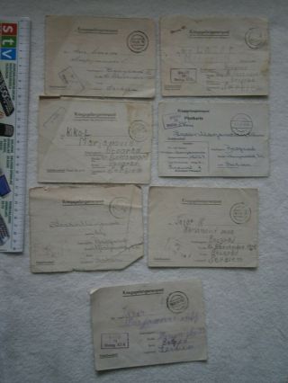 Ww2 Yugoslavia Army Officer Postcard Card Stalag Xi Concentration Camp German Kz