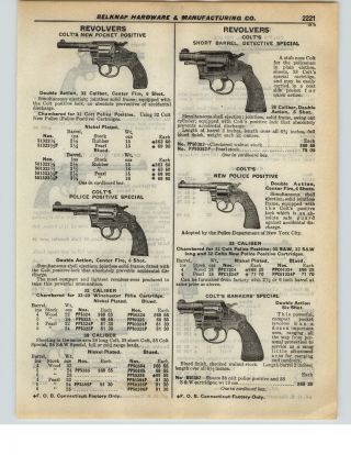 1937 Paper Ad Colt 