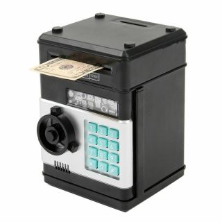 Electronic Piggy Bank Atm Password Money Box Cash Coins Saving Box Atm Bank