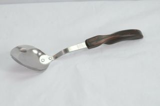 Cutco Vintage Serving Spoon No 12 Stainless Spoon Wooden Handle