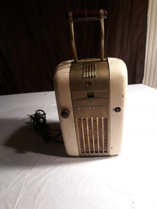 Vintage Westinghouse Little Jewel H - 126 Tube Refrigerator Radio Parts Only