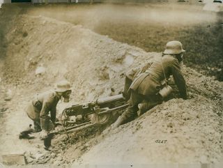 World War I 1914 - 18german Soldiers In The Battlefield During The Wwi.  1914 - 8x1