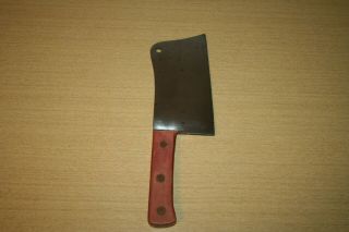 Full Tang Meat Cleaver With Wooden Handle & 77 1/2 " Blade