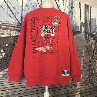 Chicago Bulls | L | Vintage Nba 90s Crew Neck Jumper | Sweater | Nutmeg Mills