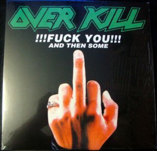 Overkill - Fuck You And Then Some Live 2 X Lp Colored Vinyl Album Record