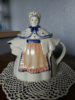 Vintage - Little Old Lady - Granny Ann - Cookie Jar - Usa Shawnee Pottery
