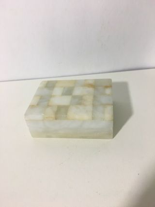 Small Stone Trinket/jewelry Box