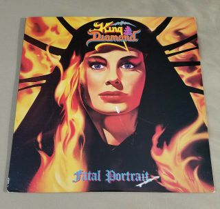 1986 King Diamond Fatal Portrait Lp First Pressing Roadrunner Gwd90529 Vinyl