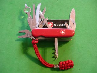 Ntsa Vintage Swiss Army Wenger Multifunction Pocket Knife 8 Layer " Champ "