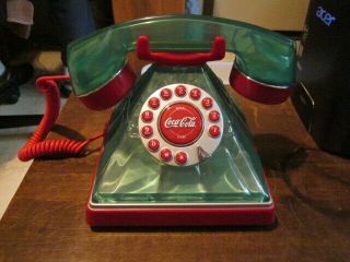 Vintage Coca Cola Landline Telephone (looking But No Box - Does Not Work)