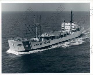 1771 Us Coast Guard Cutter Courier Under Commander Br Shaffer Press Photo