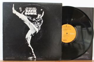David Bowie Man Who The World Lp (rca Lsp - 4816) With Poster