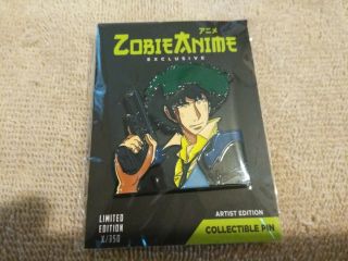 Zobie Anime Exclusive Cowboy Bebop Spike Spiegel Enamel Hat 2 " Pin Limited 350