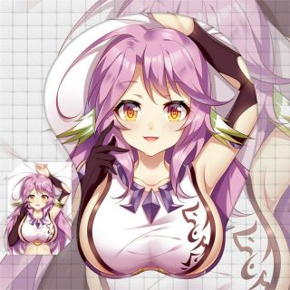 No Game No Life Jibril Anime Girl 3d Silicone Mouse Pad Mat Mousepad Wrist Rest