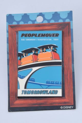 Disney Trading Pin People Mover Attraction Poster Tomorrowland 2003 Le 1500 Dlr