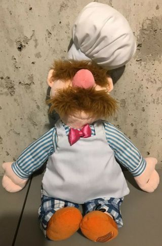 Swedish Chef Muppets 22 Inch Authentic Stamped Disney Store Stuffy