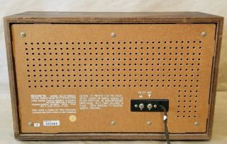 Vintage Sony Model ICF - 9650W High Fidelity FM/AM Table Radio - NEAR 3