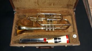 Vintage Yamaha Cornet - Trumpet With Hard Case Ycr 231