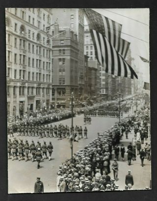 Press Photograph 1924 York City Parade Of Welcome To Delegates 2077