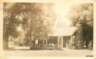 1920s Pine Valley California Cottage Cabin Rppc Real Photo San Diego 7799