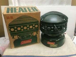 Vintage Coleman Catalytic Heater Model 513 - 700—excellent In Box—1969