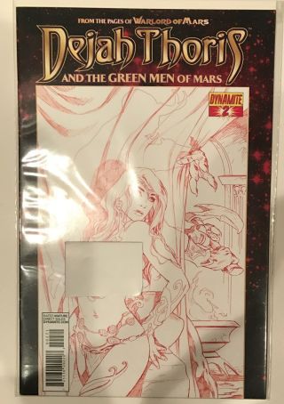 Dejah Thoris Green Men Of Mars 2 High End Risque Red Cover Limited To 25