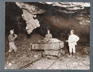 Vintage Photograph - Mass Copper Quincy Mine Michigan Circa 1910 - 8 X 10 Inch